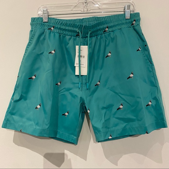 Staple Other - Staple Pigeon Teal Swim Trunks